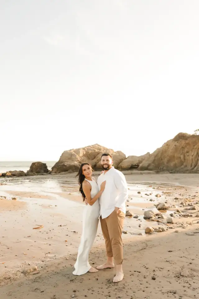 Alyssa & Khalid at Leo Carrillo State Beach · Malibu
